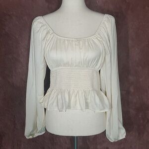 Sincerely Jules Poet Smock Crop Top